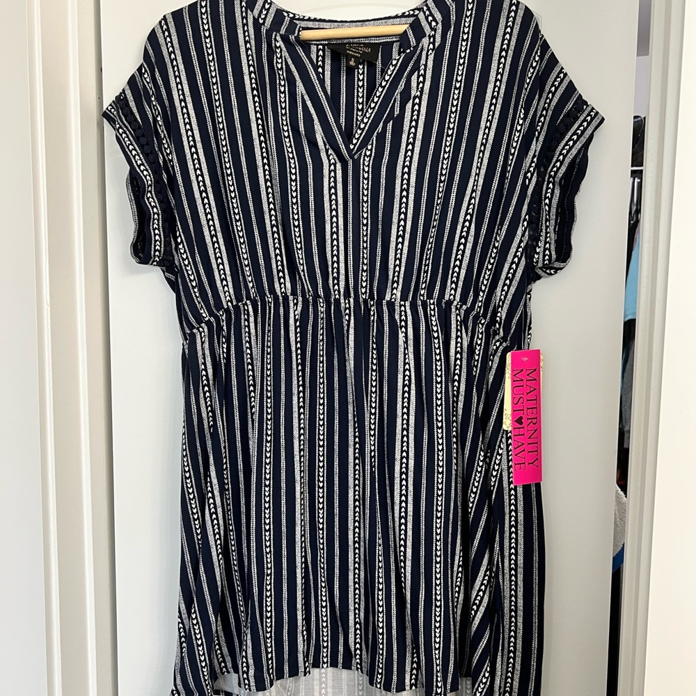 NWT Navy Maternity Dress. Size XL